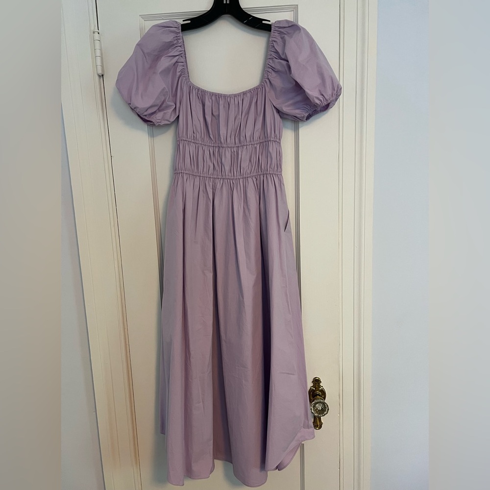 Sophie Rue Purple Ruched Smocked Sundress